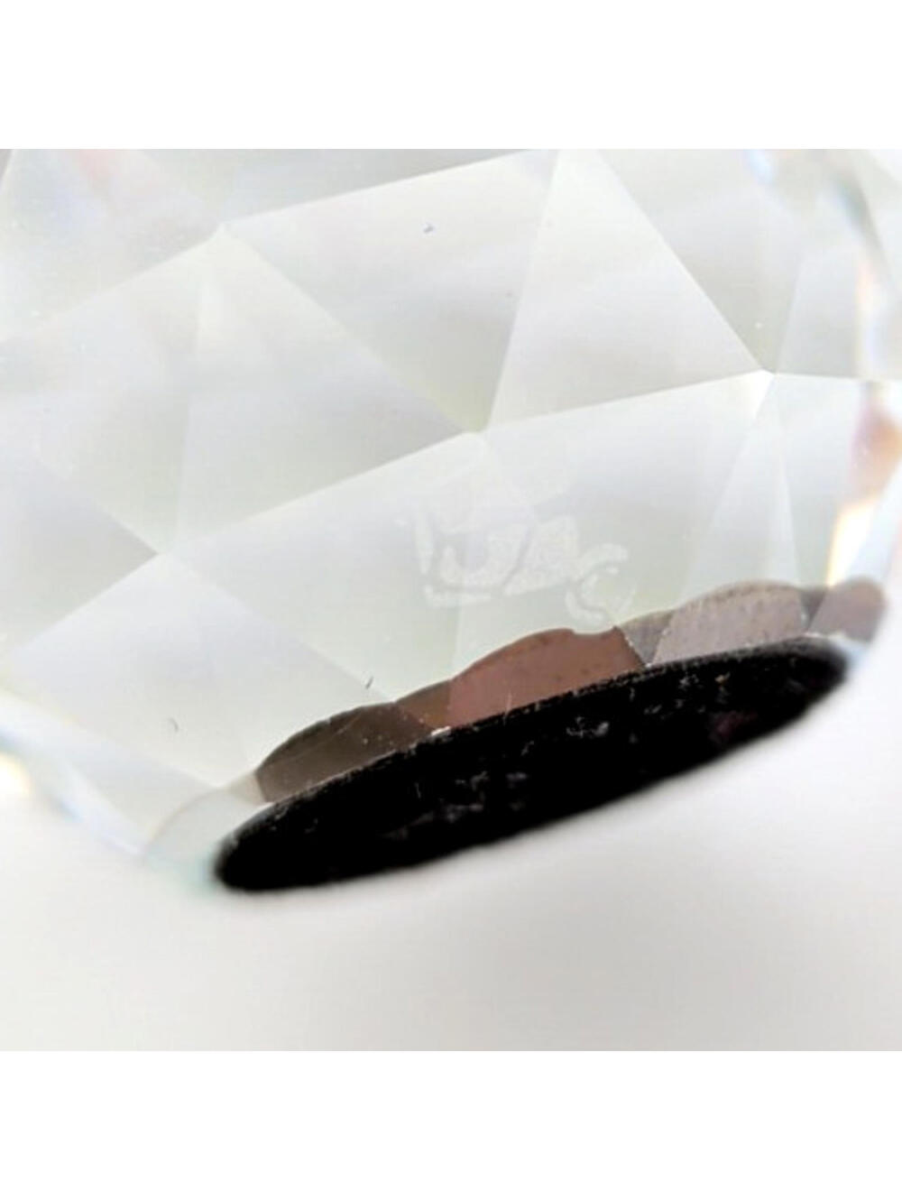 VTG Swarovski K9Crystal Vitrail Medium Round Prismatic Paperweight Rainbow Facet - Picture 12 of 12